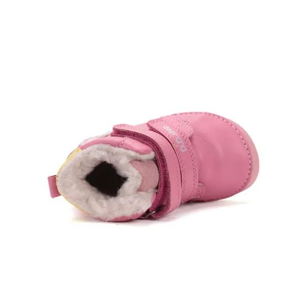 D.D.Step Kislány Barefoot Bélelt bokacipő - Madárkás - Rózsaszín - W070-52624B