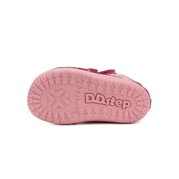 D.D.Step Kislány Barefoot Bélelt bokacipő - Madárkás - Rózsaszín - W070-52624B