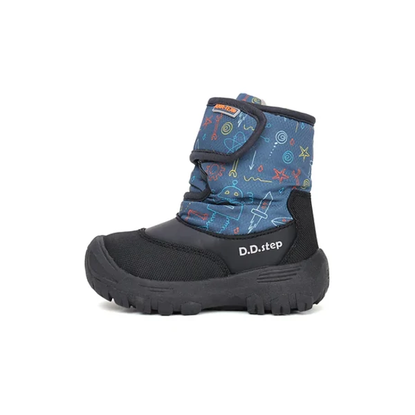 D.D.Step Kisfiú AQUA-TEX (vízálló) Vízálló cipő - Csillagászat - Kék - P081-52502A