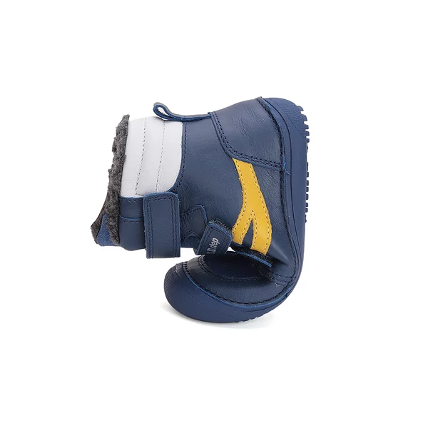 D.D.Step Kisfiú Barefoot Bélelt bokacipő - Kék - W063-42754A