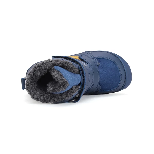 D.D.Step Kisfiú Barefoot Bélelt bokacipő - Kék - W063-42754A