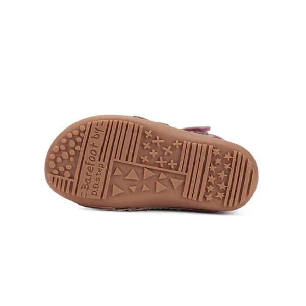 D.D.Step Kislány Barefoot Bélelt bokacipő - Ezüst - W063-52804D