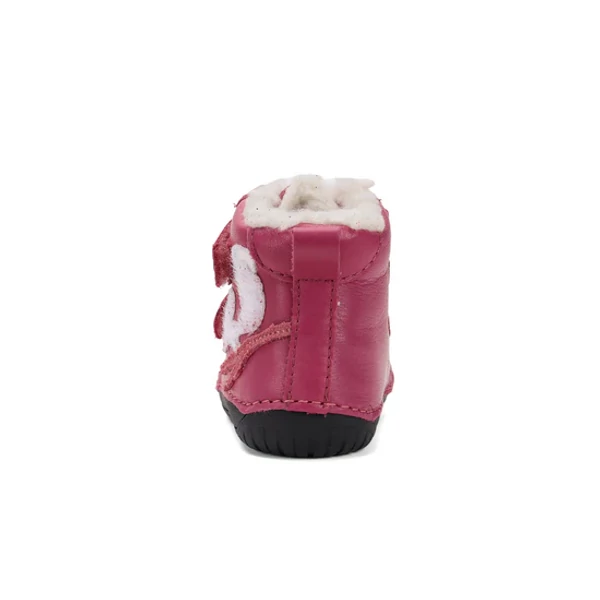 D.D.Step Kislány Barefoot Bélelt bokacipő - Mókusos - Rózsaszín - W070-52214B