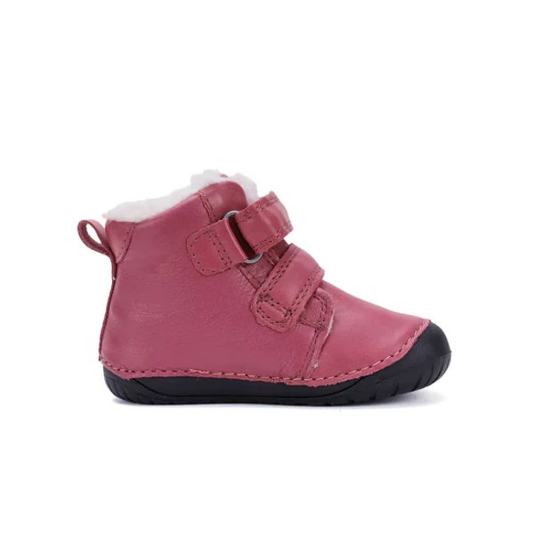 D.D.Step Kislány Barefoot Bélelt bokacipő - Mókusos - Rózsaszín - W070-52214B