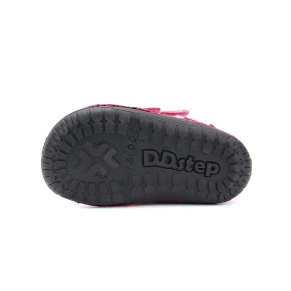 D.D.Step Kislány Barefoot Bélelt bokacipő - Mókusos - Rózsaszín - W070-52214B