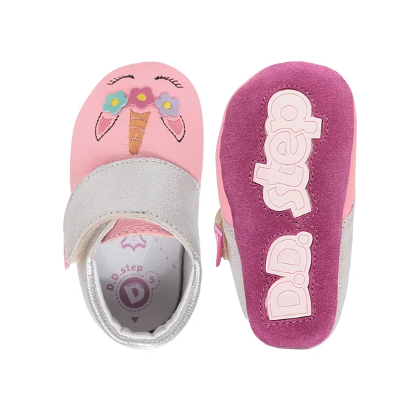 D.D.Step Kislány Puhatalpú cipő unikornisos - Rózsaszín - K1596-61702