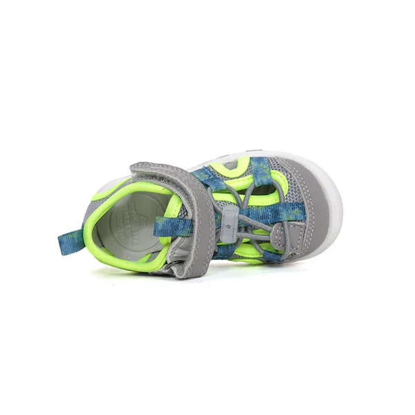 D.D.step Kisfiú Quick dry (gyorsan száradó) Szandál - Szürke, Neonzöld - G065-61599