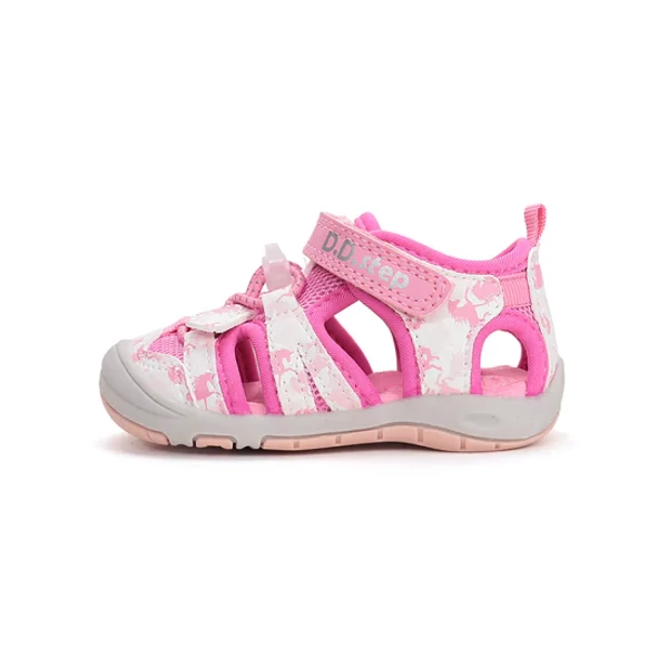 D.D.step Kislány Quick dry (gyorsan száradó) Szandál - Mintás - Rózsaszín - G065-61146D