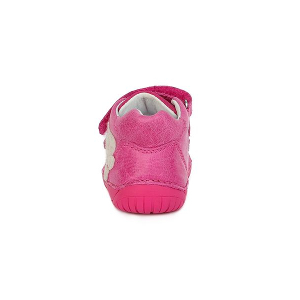 D.D. Step barefoot rózsaszín mosolygós cicás bokacipő - S070-927A