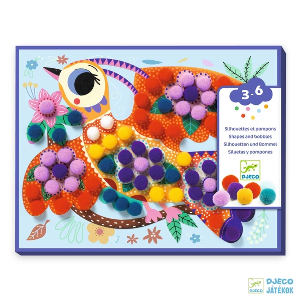 Pom-pom készítő - Puha madarak - Assortments - Djeco