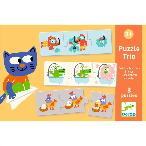 Puzzle trio - Stories - Djeco