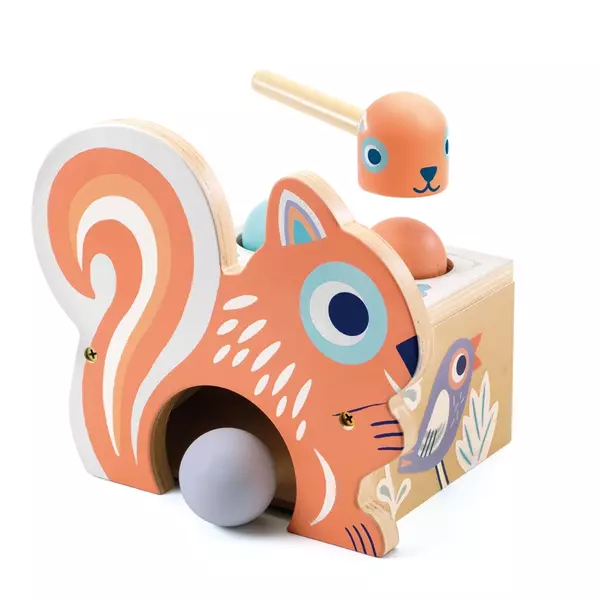 Kalapálós játék - Kalapálós mókus - BabyNut - Djeco