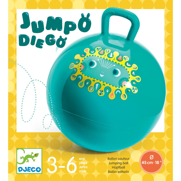 Ugrálólabda - átm. 45 cm - Jumpo Diego - Djeco