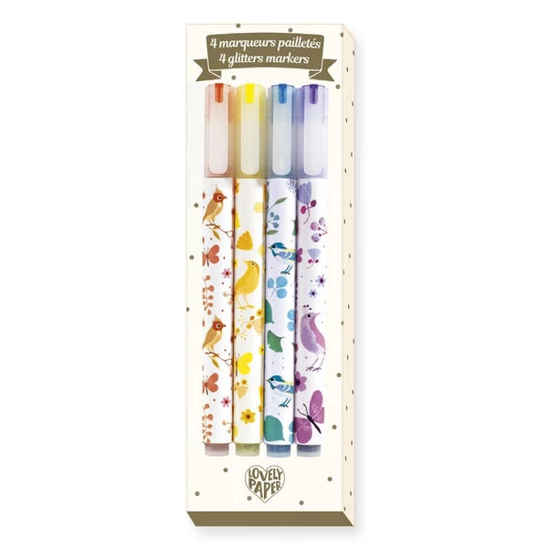 Filctoll-csillogós, 4 szín - Djeco