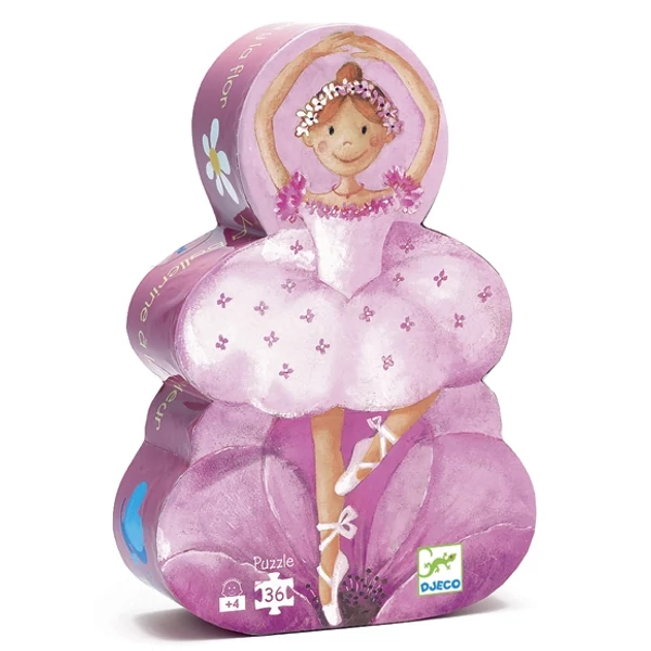 Formadobozos puzzle-balerinák -36 db-os - Djeco