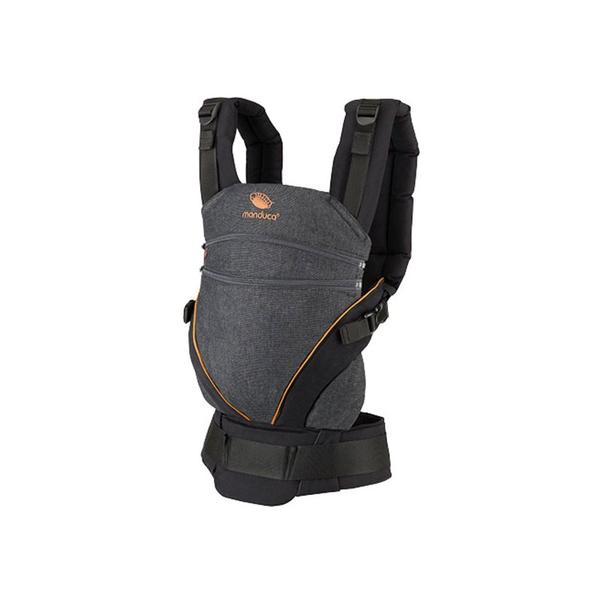 Manduca XT biopamut csatos babahordozó DenimBlack-Toffee