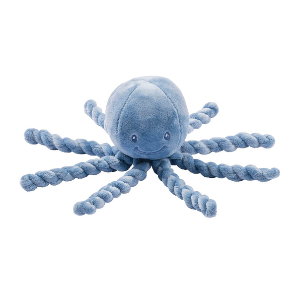 Nattou játék plüss 23cm Lapidou - Octopus Infinity - kék