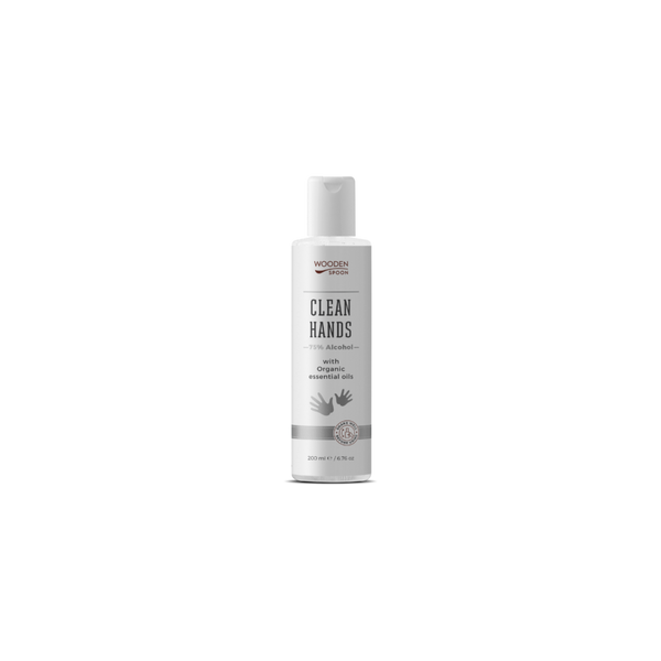 WOODEN SPOON NATURAL - ALKOHOLOS KÉZTISZTÍTÓ ÉS FELÜLETTISZTÍTÓ FOLYADÉK (200 ML)