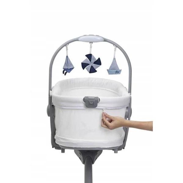 Chicco Baby Hug PRO 5in1 bölcső-szék - White Cream