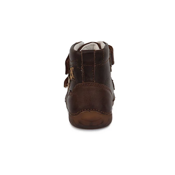 D.D. Step barna csillagos bokacsizma - LED - A050-288B