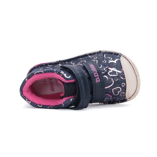 D.D. Step barefoot - szívescskés zárt cipő - A085-42299B