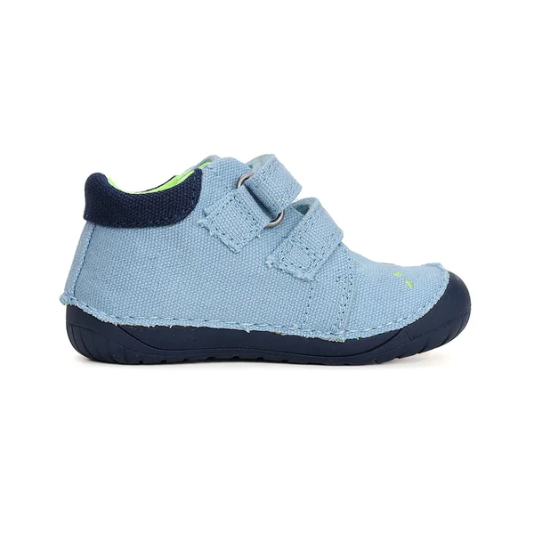 D.D. Step barefoot világoskék macikás vászoncipő - C070-41709A
