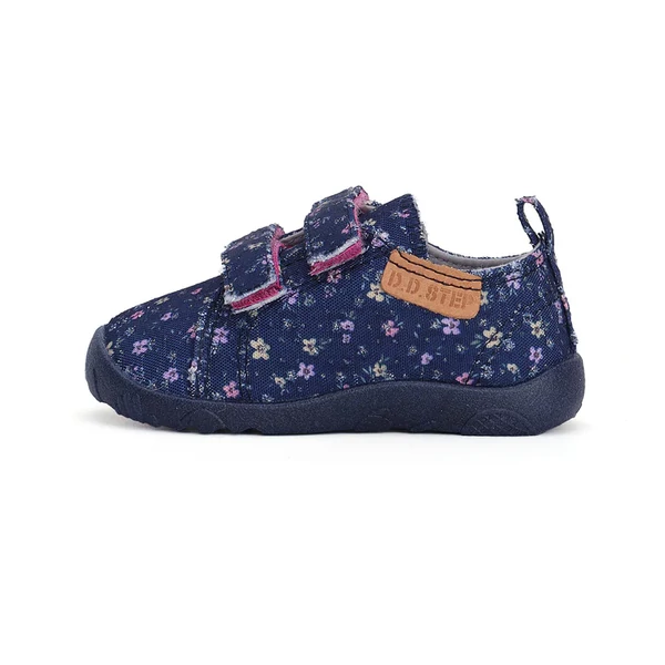 D.D. Step barefoot virágos vászoncipő - C086-42126B