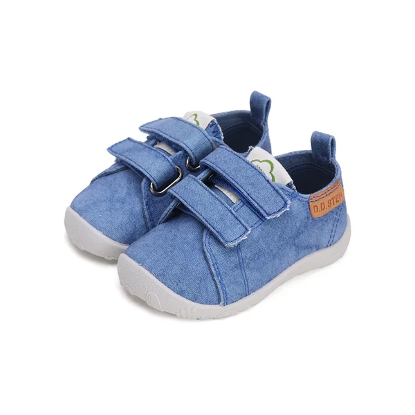 D.D. Step barefoot kék vászoncipő - C086-42881D