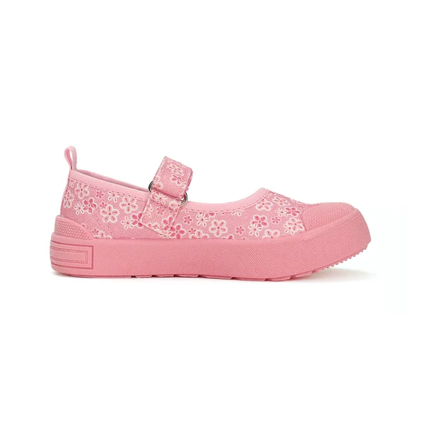 D.D. Step rózsaszín virágos vászoncipő - CSG-41398