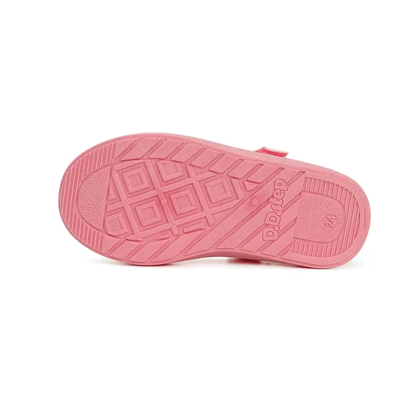 D.D. Step rózsaszín virágos vászoncipő - CSG-41398