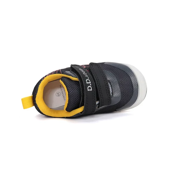D.D.Step Fiú Sportcipő - Focis - Fekete, sárga - F065-61360