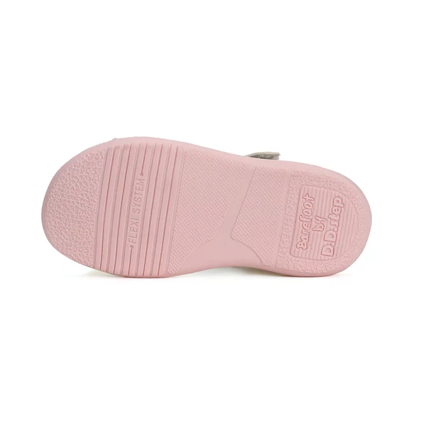 D.D. Step barefoot ezüst szandál - G080-41185B