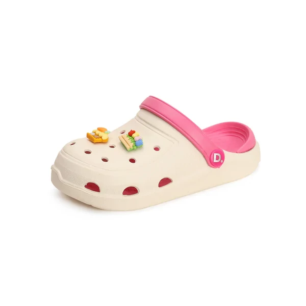 D.D. Step rózsaszín mintás papucs - J091-41700E