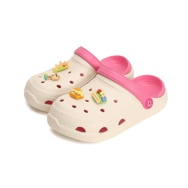 D.D. Step rózsaszín mintás papucs - J091-41700E
