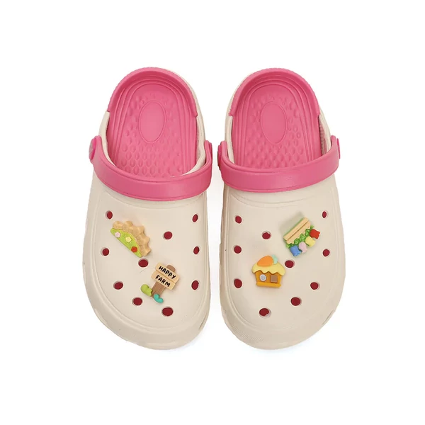 D.D. Step rózsaszín mintás papucs - J091-41700E
