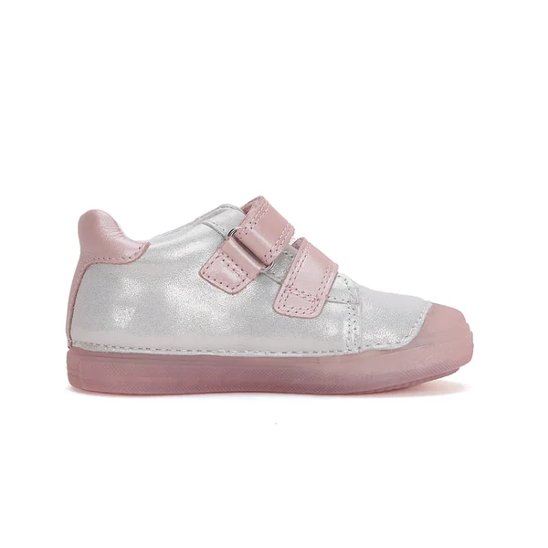 D.D. Step ezüst-rózsaszín unikornisos zárt cipő - S049-51250