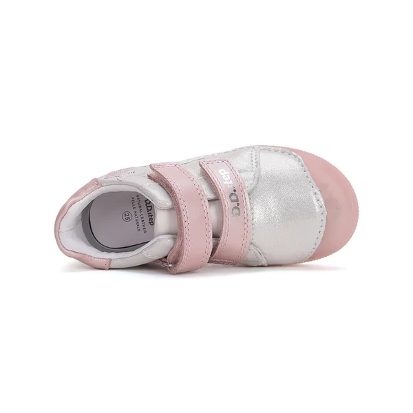 D.D. Step ezüst-rózsaszín unikornisos zárt cipő - S049-51250