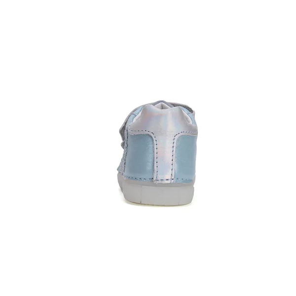 D.D. Step világoskék-ezüst unikornisos zárt cipő - S049-51250B
