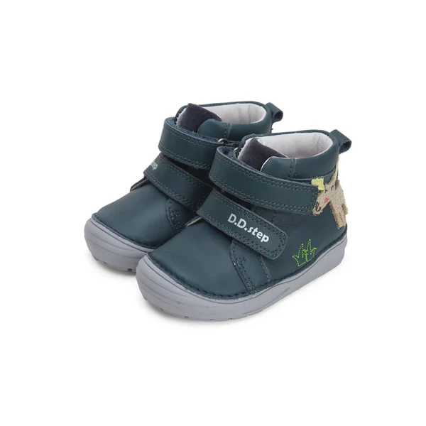 D.D. Step magasszárú zöld rénszarvasos zárt cipő - S071-42933A