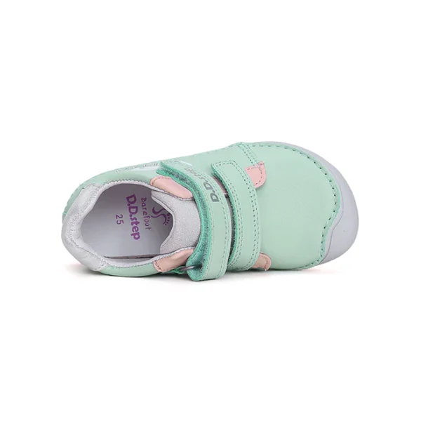 D.D. Step barefoot dream türkiz zöld zárt cipő - S073-41578