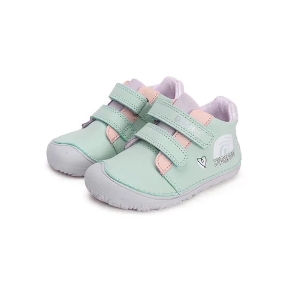 D.D. Step barefoot dream türkiz zöld zárt cipő - S073-41578