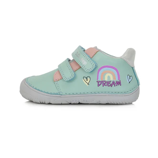 D.D. Step barefoot dream türkiz zöld zárt cipő - S073-41578