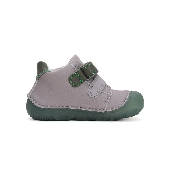 D.D. Step barefoot szürke zöld dínókaroom zárt cipő - S073-42135A