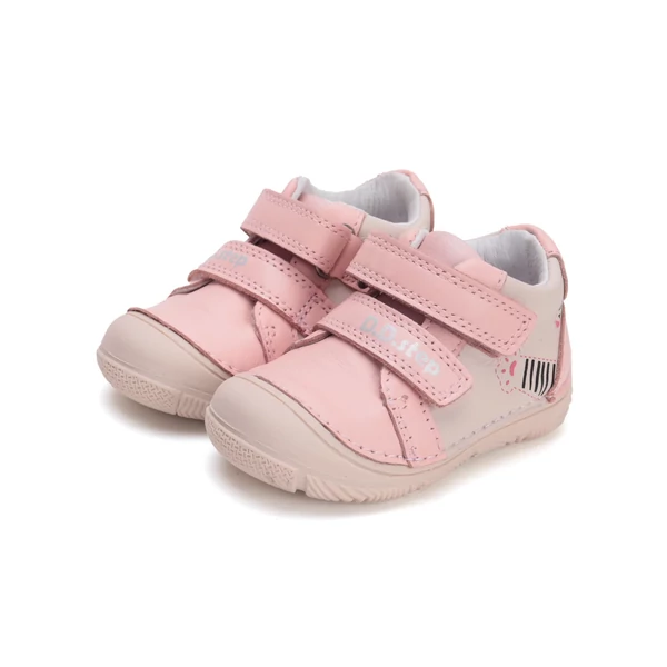D.D. Step csillagos rózsaszín zárt cipő - S082-51505