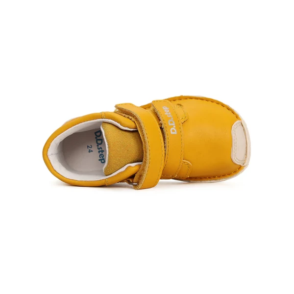 D.D. Step barefoot sárga zárt cipő - S085-41744