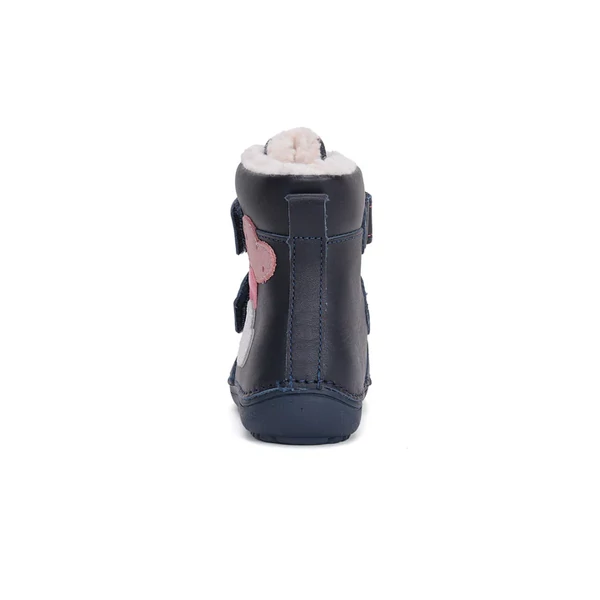 D.D. Step barefoot szívecskékkel, bélelt bokacipő cipő - W063-42152