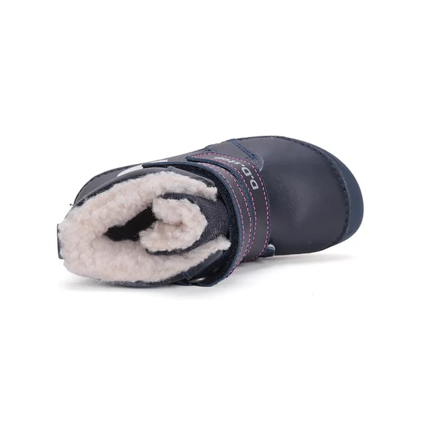 D.D. Step barefoot szívecskékkel, bélelt bokacipő cipő - W063-42152