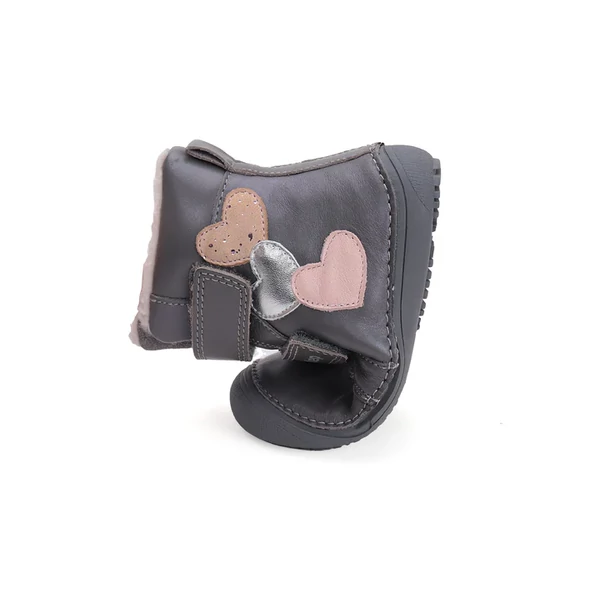 D.D. Step barefoot - lány, bélelt bokacipő cipő - W063-42754C
