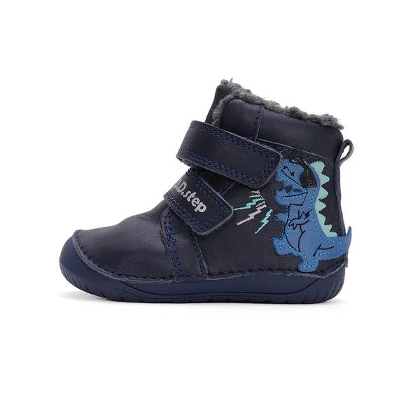 D.D. Step barefoot nagyon dínós bélelt bokacsizma - W070-42838