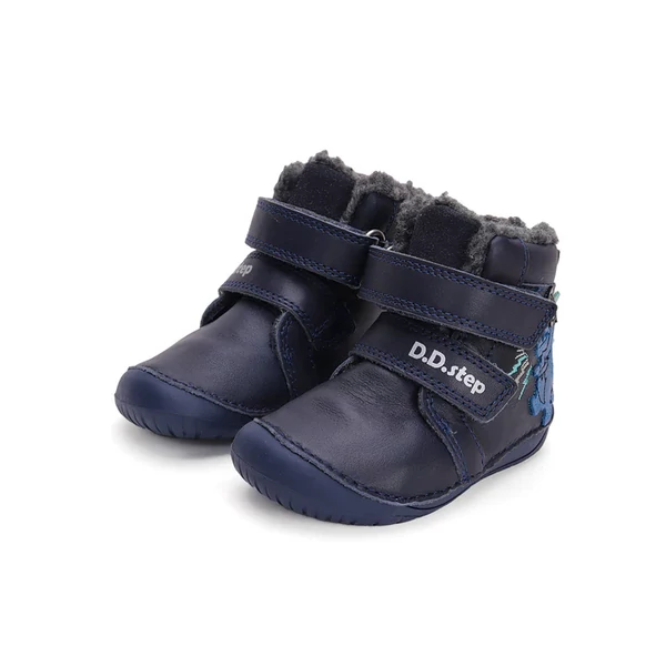 D.D. Step barefoot nagyon dínós bélelt bokacsizma - W070-42838